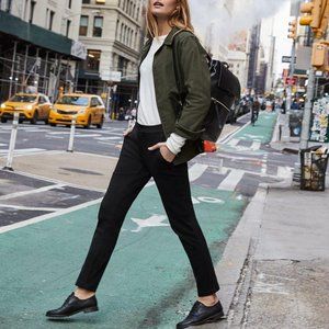 American Giant Ponte Dress Pant Sz 4 Black